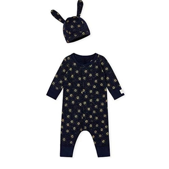 Petit Bateau Baby Romper + Hat - Perfect Baby Show - Picture 1 of 2